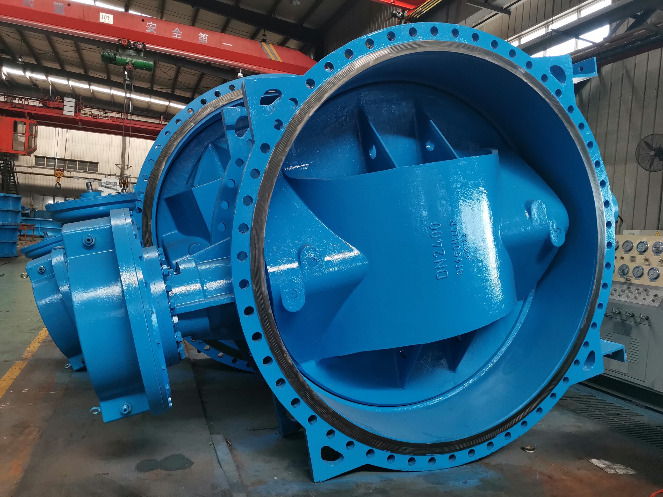 China double eccentric butterfly valve factory