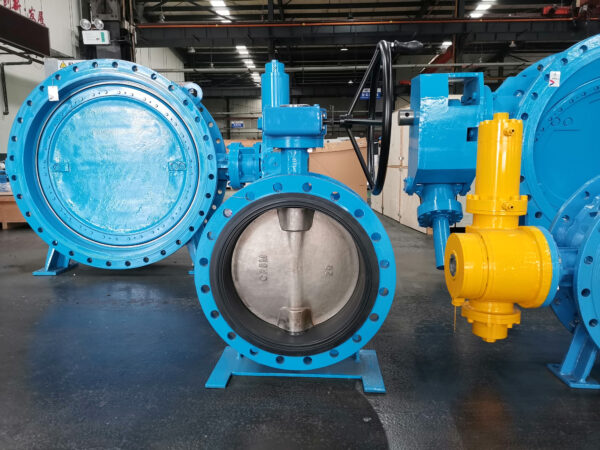 double flanged butterfly valve
