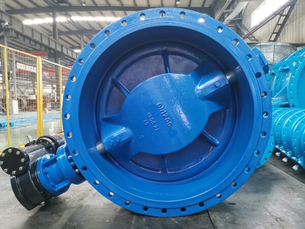 double eccentric butterfly valve DN1200