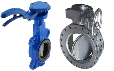 What is a butterfly valve and where it is used in water supply?