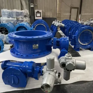 Eccentric Butterfly Valve with Electric Actuator